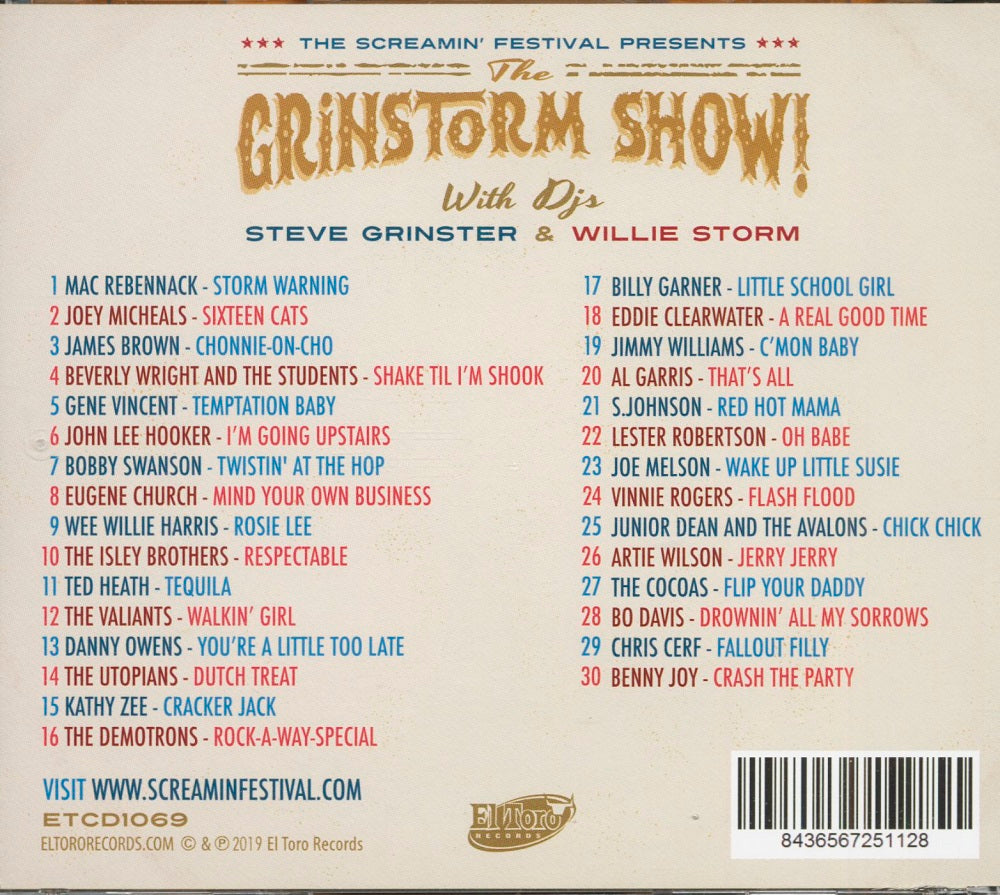 CD - VA - The Grinstorm Show! The Screamin' Festival Presents