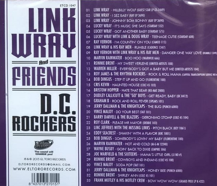 CD - VA - Link Wray & Friends