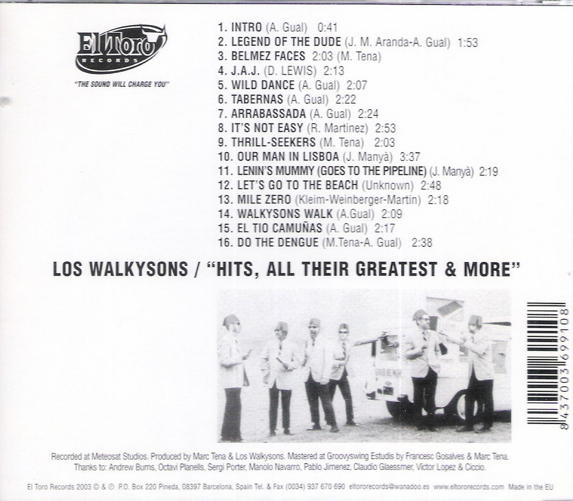 CD - Los Walkysons - Hits, All Their Greatest and More