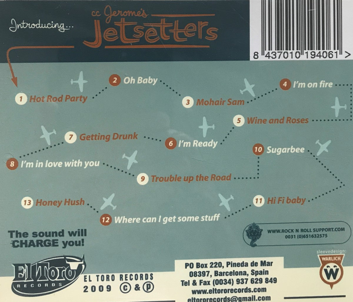 CD - Cc Jeromes Jetsetters - Introducing