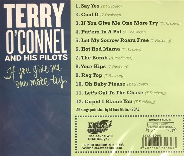 CD - Terry O'connel and His Pilots - If You Give Me One More Try