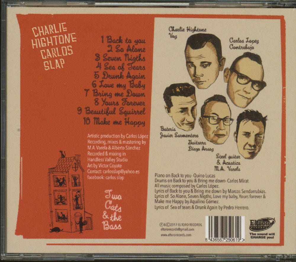 CD - Charlie Hightone & Carlos Slap - Two Cats & the Bass