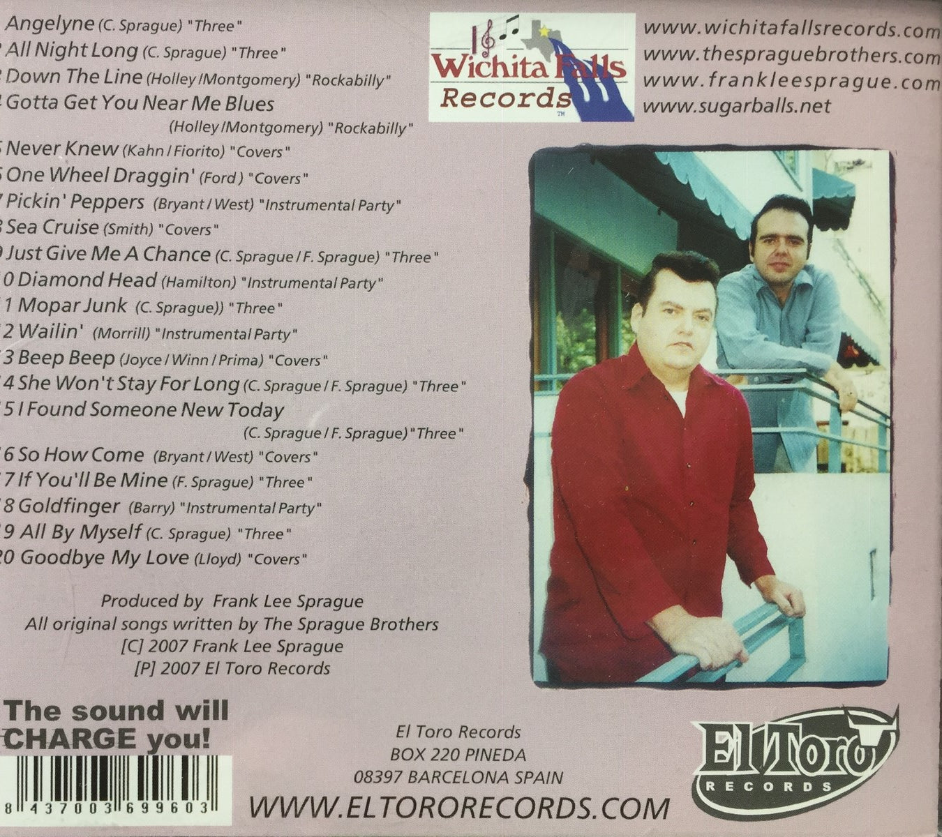 CD - Sprague Brothers - Best Of The Essbee Cd's Vol. 2