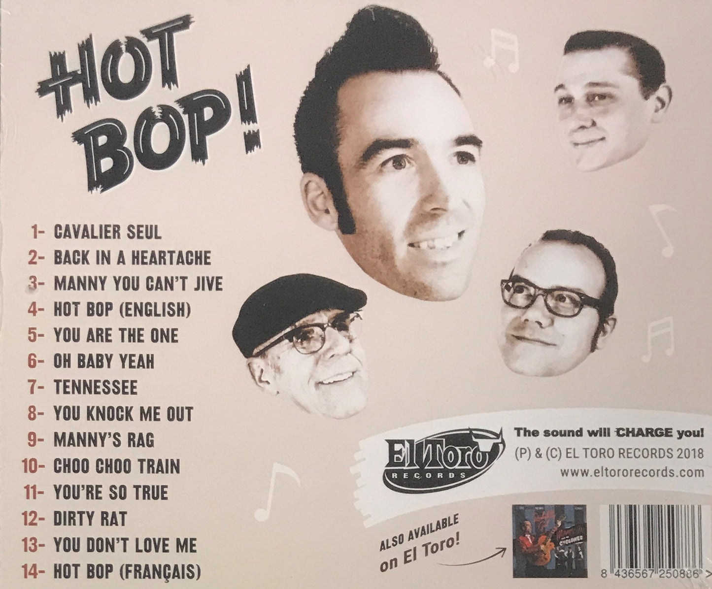 CD - Manny Jr. & The Cyclones - Hot Bop!