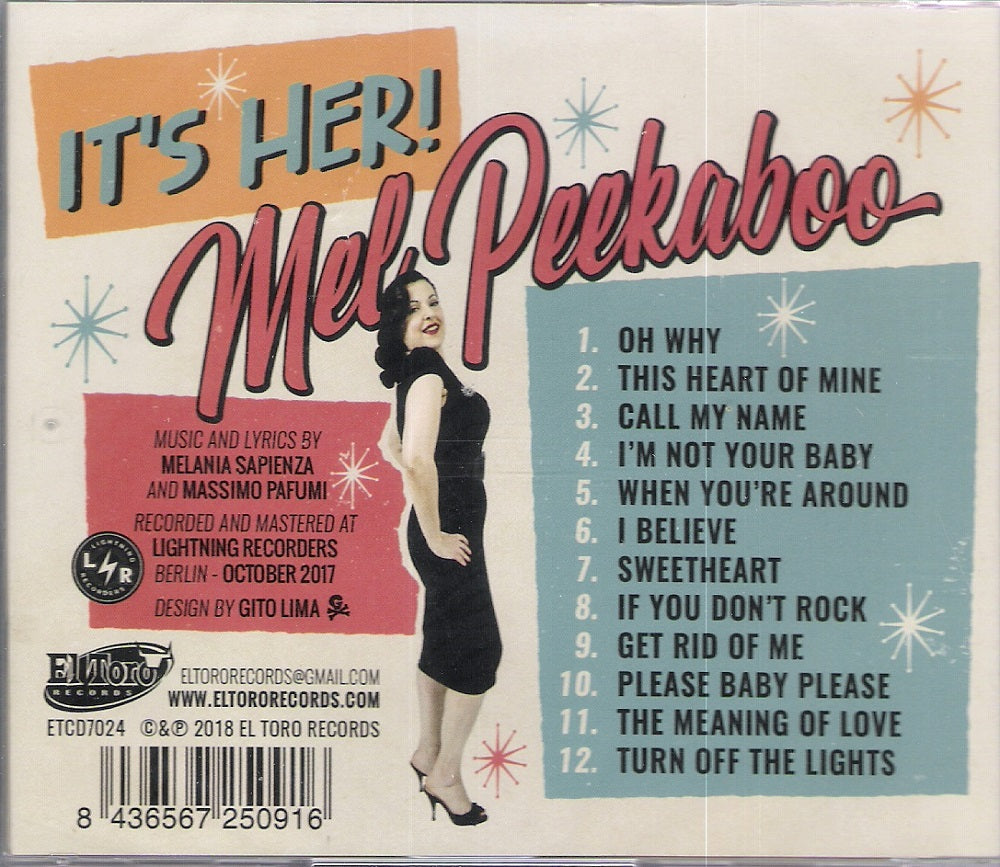 CD - Mel Peekaboo - It's Her