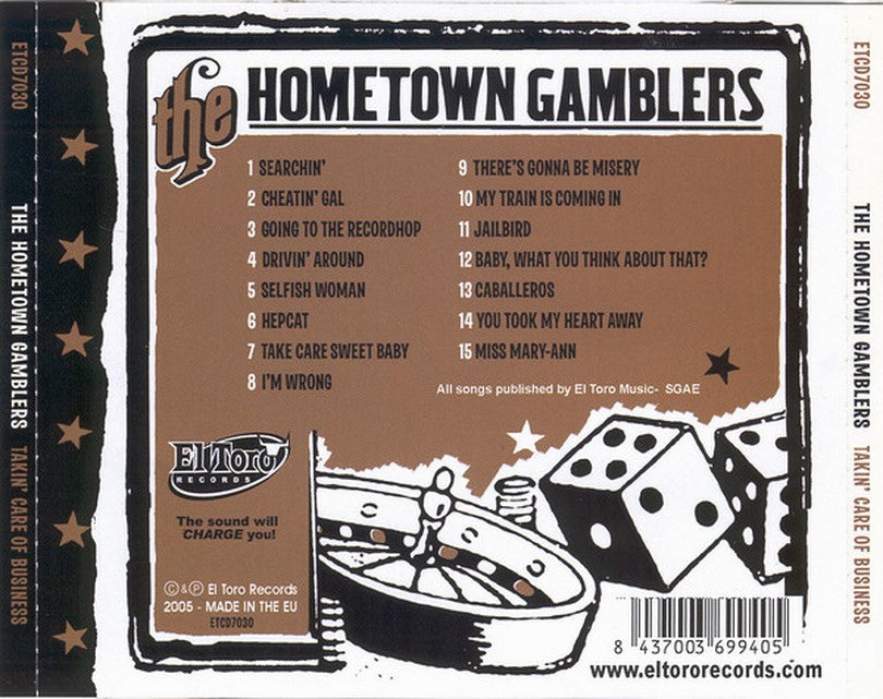 CD - Hometown Gamblers - Takin Care Of Business