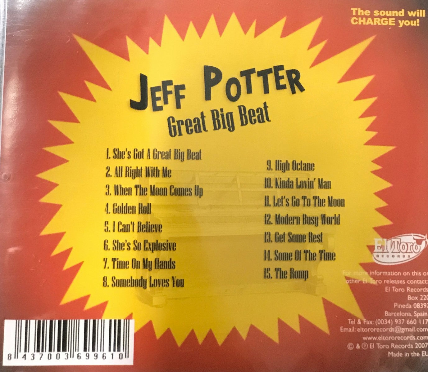 CD - Jeff Potter - Great Big Beat