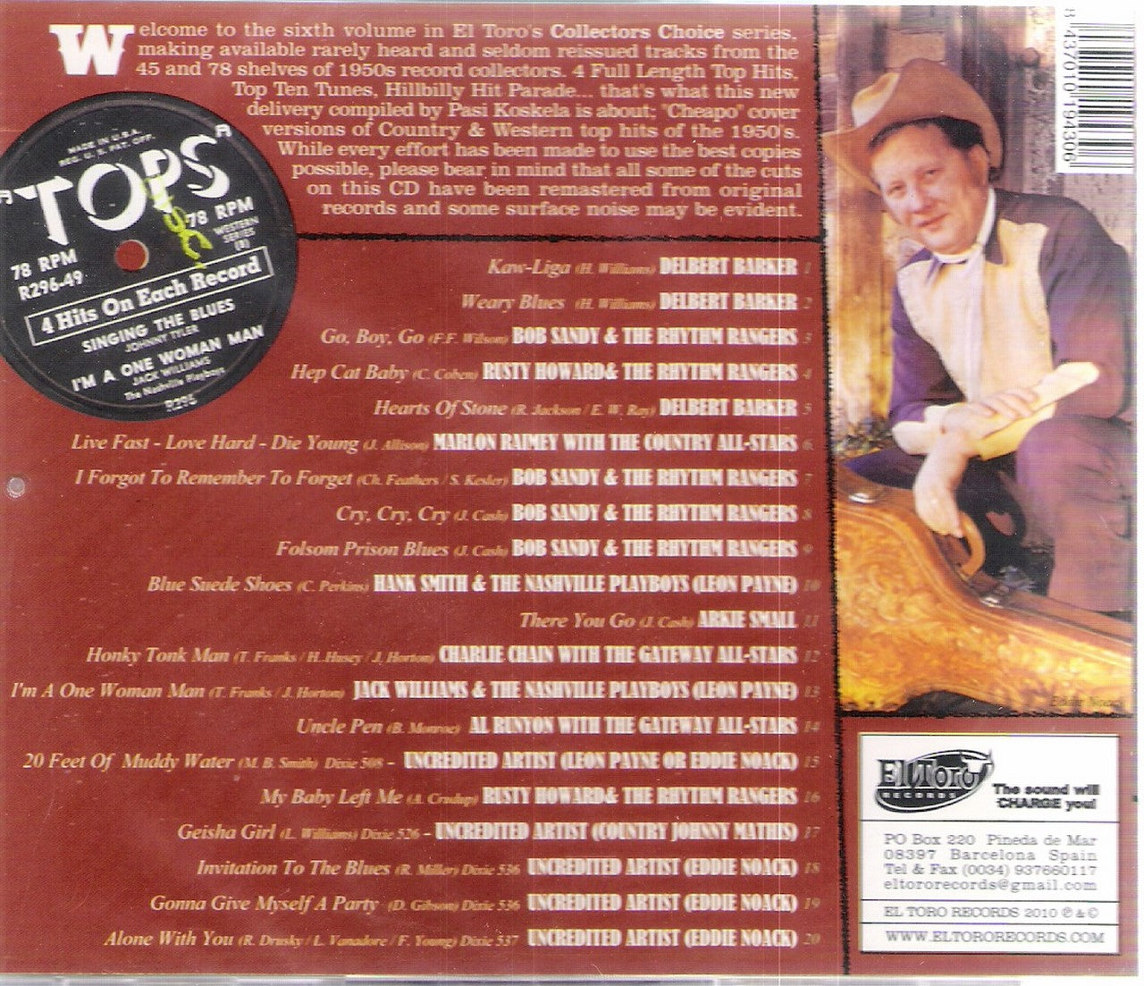 CD - VA - Collectors Choice Vol. 6 - Boppin Hit Parade