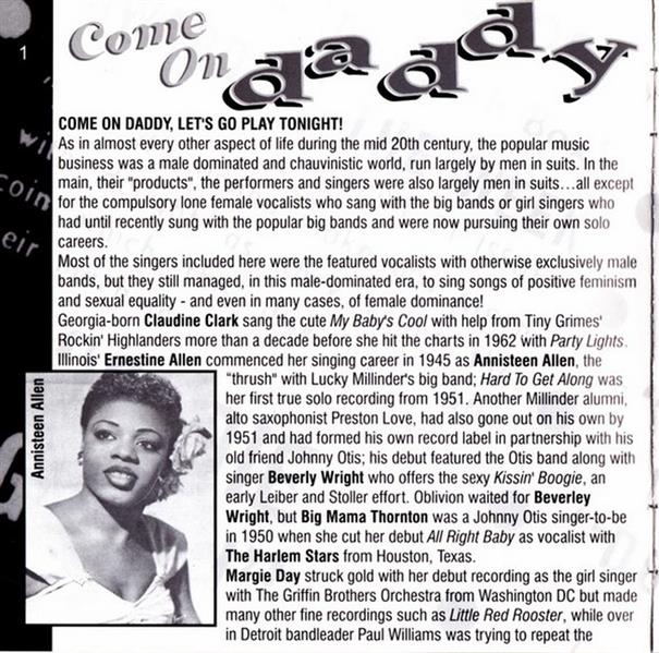 CD - VA - Come On Daddy