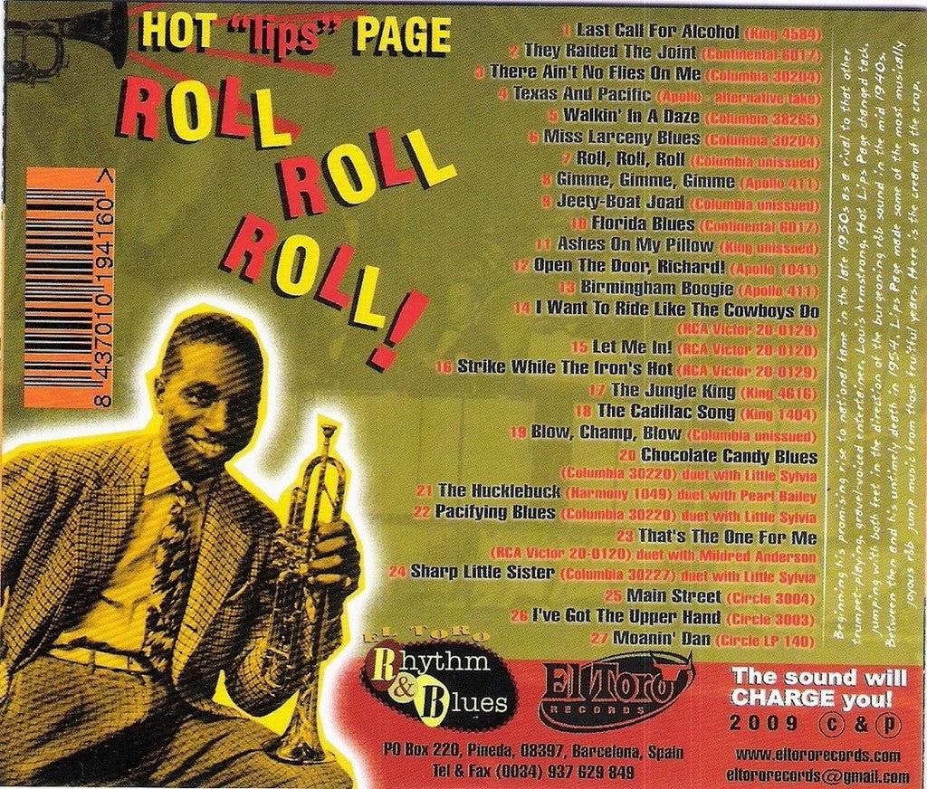 CD - Hot 'Lips' Page - Roll Roll Roll