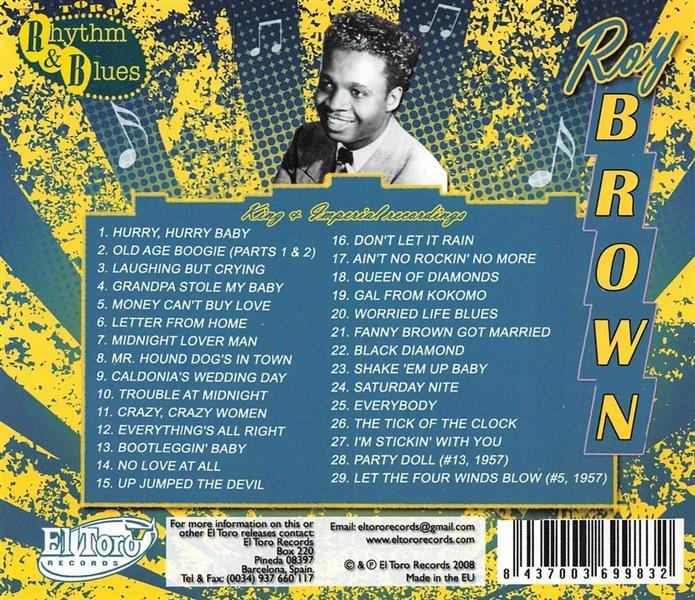 CD - Roy Brown - Saturday Night!