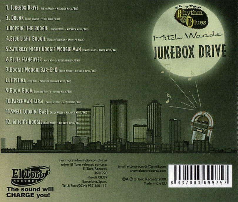 CD - Mitch Woods & The Lazy Jumpers - Jukebox Drive