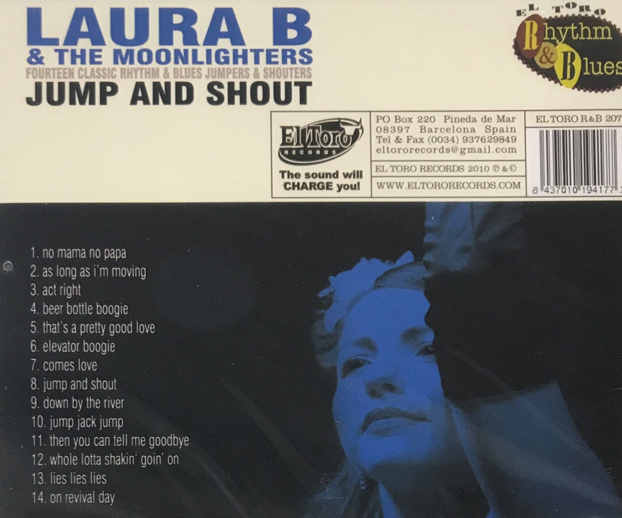 CD - Laura B & The Moonlighters - Jump And Shout