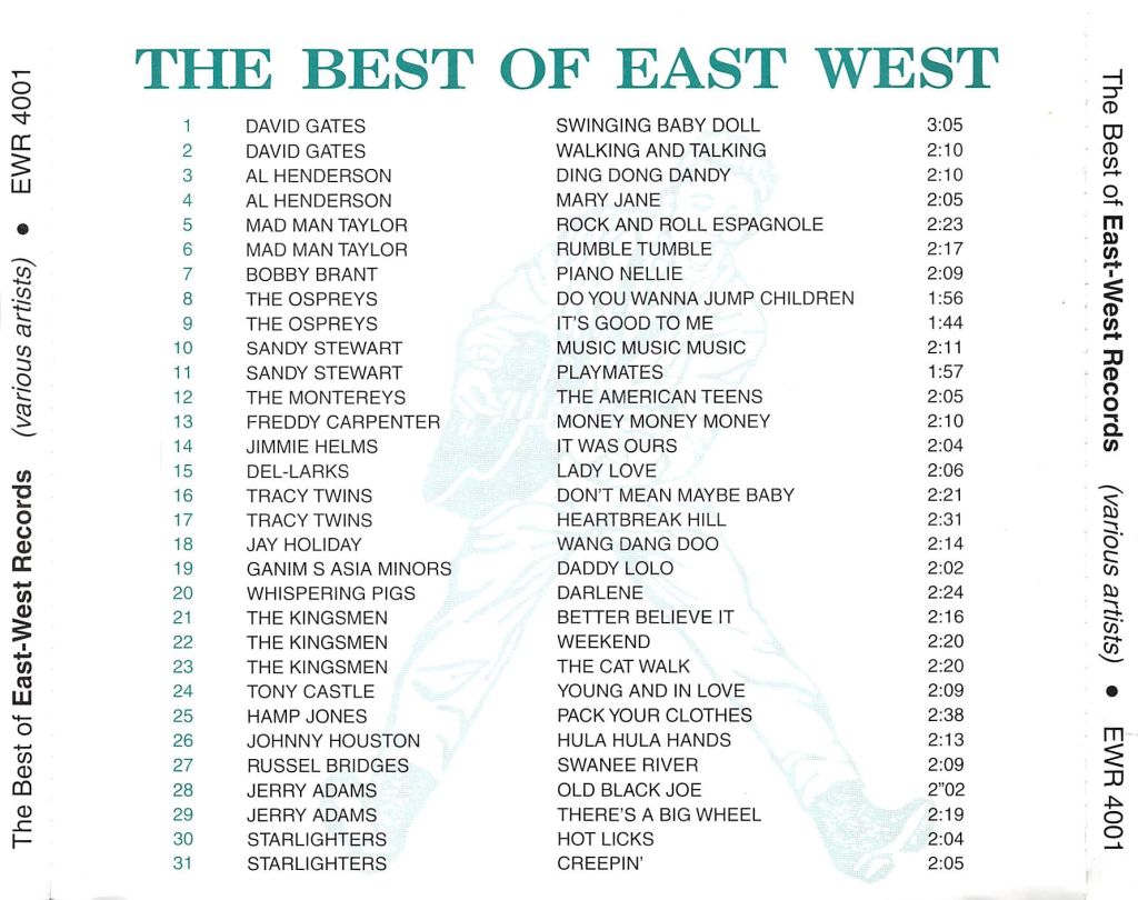 CD - VA - The Best Of East-West Records