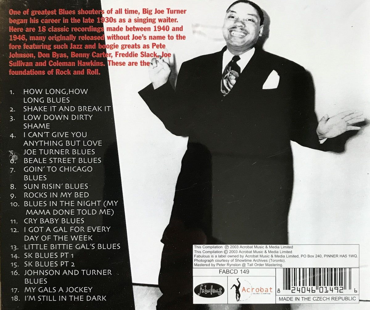 CD - Big Joe Turner - The Forties - Vol. 1 - 1940-1946