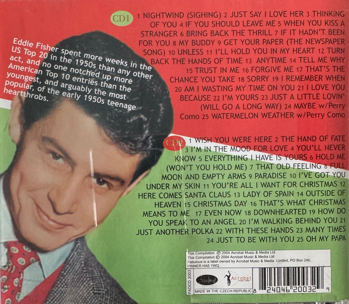 CD - Eddie Fisher - Greatest Hits