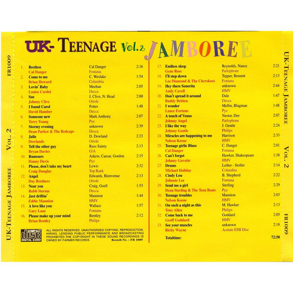 CD - VA - UK-Teenage Jamboree Vol. 2