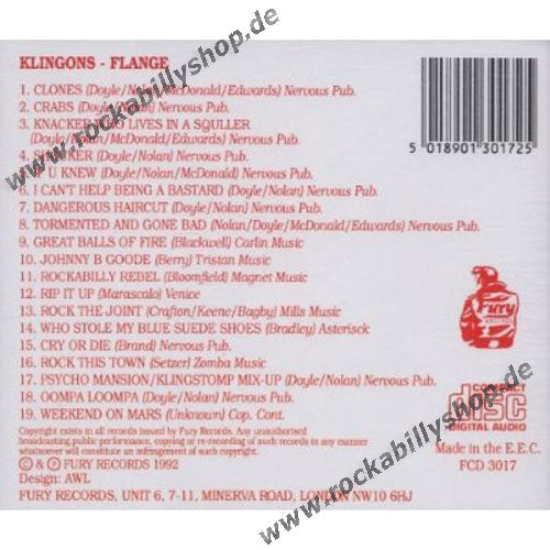 CD - Klingonz - Flange