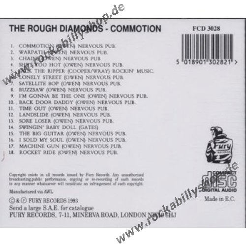 CD - Rough Diamonds - Commotion