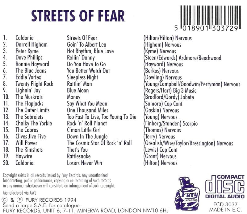 CD - VA - Streets Of Fear