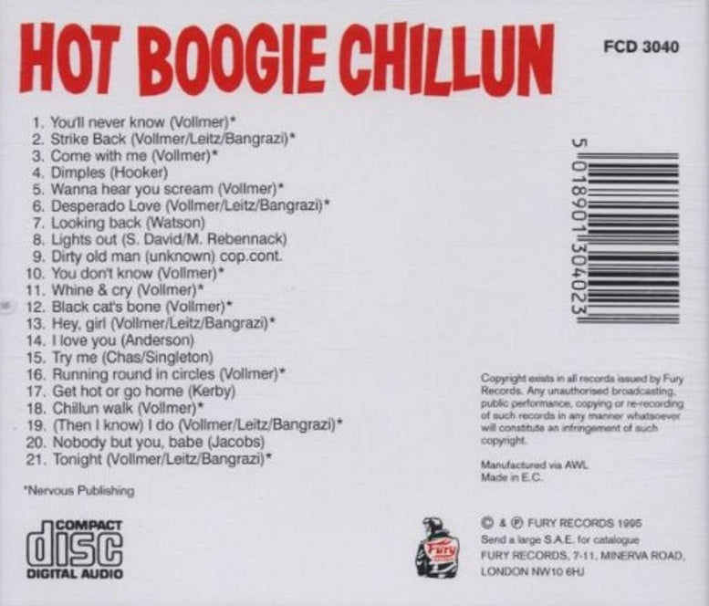 CD - Hot Boogie Chillun - Hot Boogie Chillun