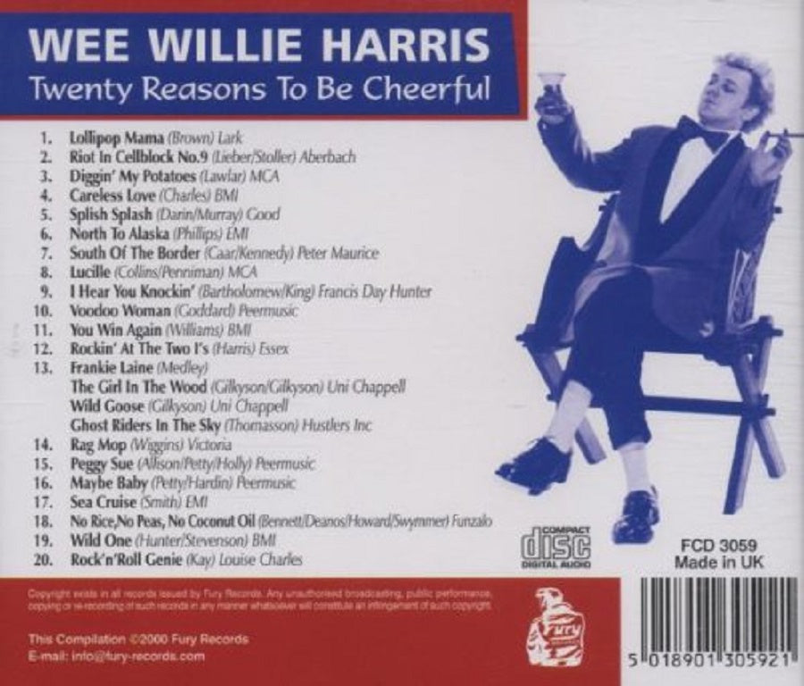 CD - Wee Willie Harris - Twenty Reasons To Be Cheerful