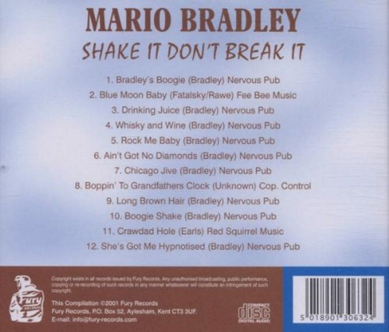 CD - Mario Bradley - Shake It, Dont Break It