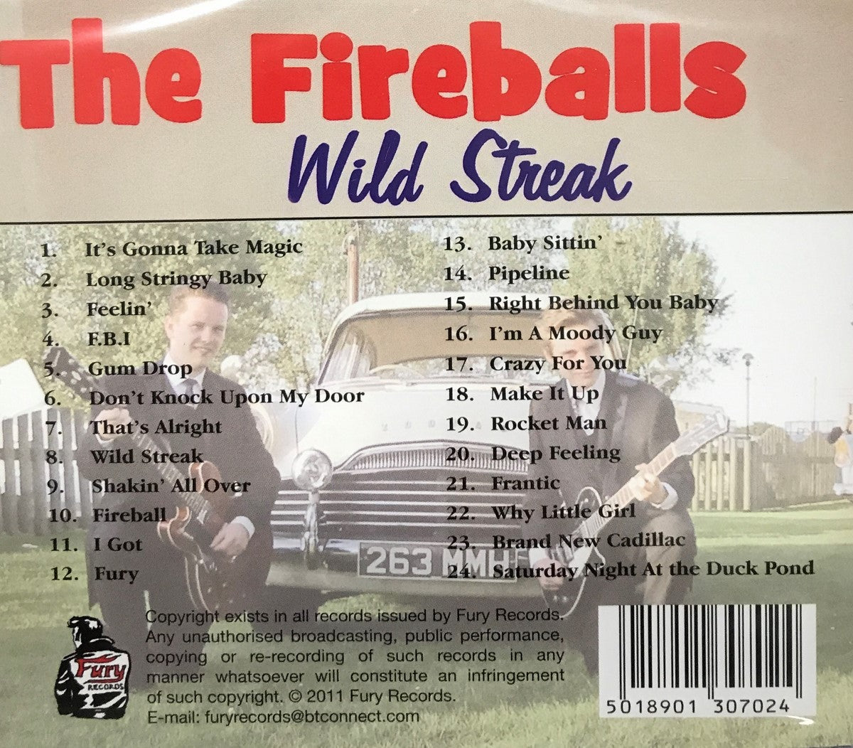 CD - Fireballs - Wild Streak