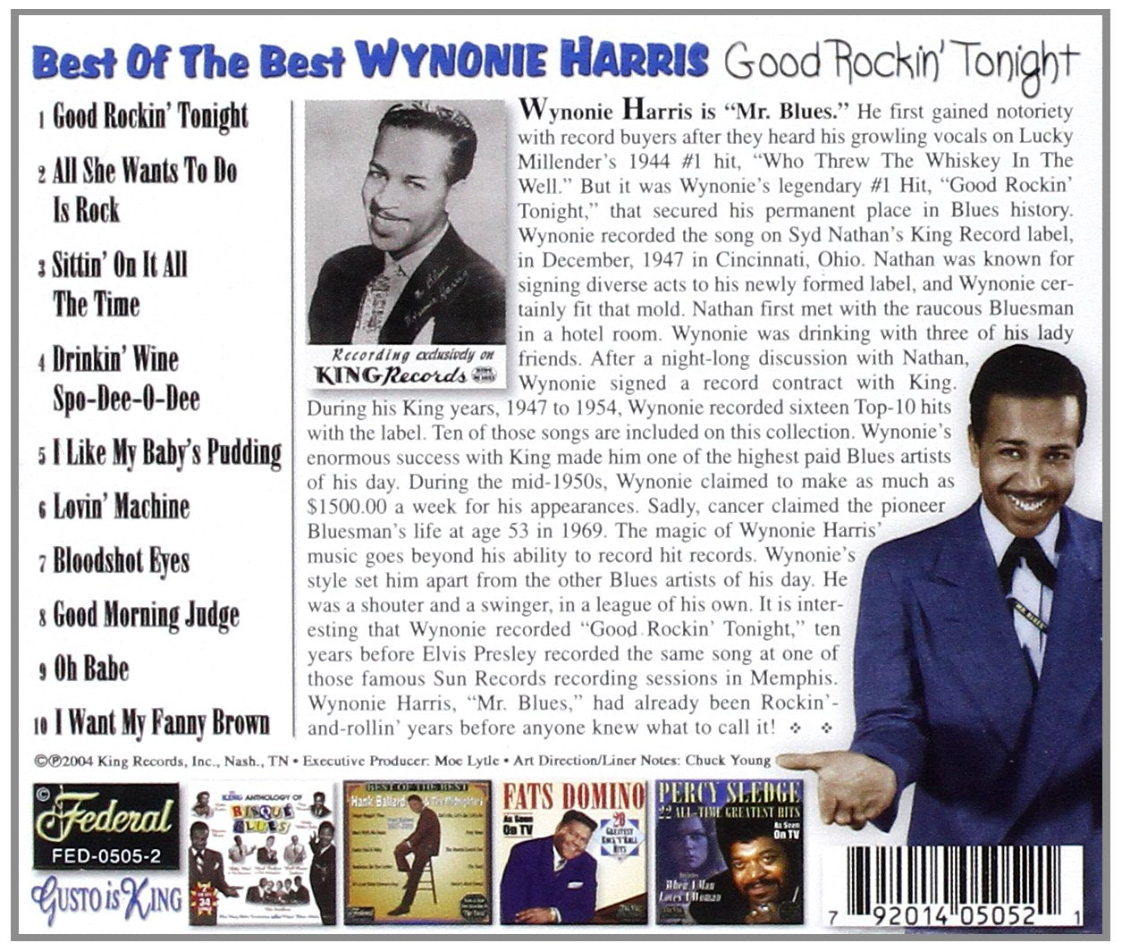 CD - Wynonie Harris - Best Of The Best Good Rockin' Tonight