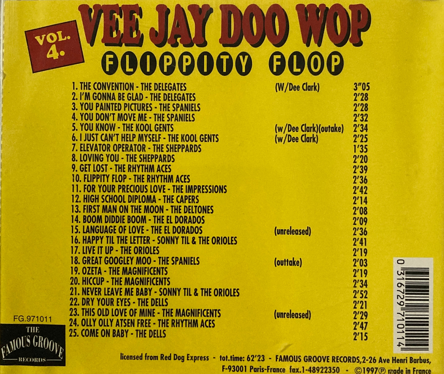 CD - VA - Vee Jay Doo Wop Vol. 4