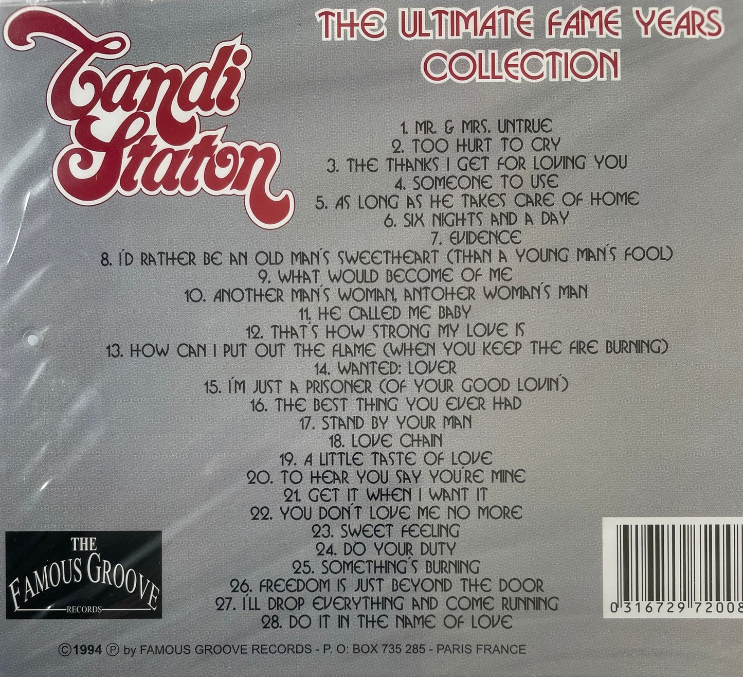 CD - Candy Staton - The Ultimate Fame Years Collection