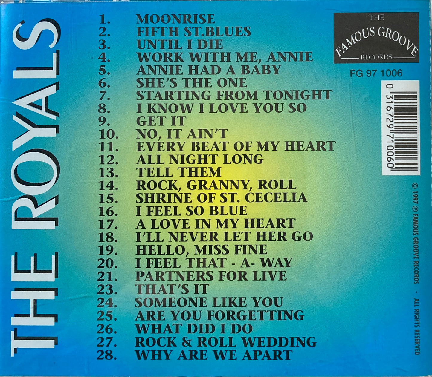 CD - Royals - Every Beat Of My Heart