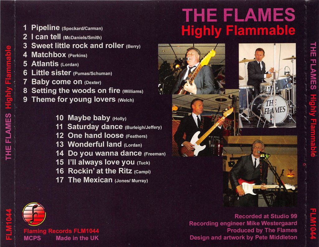 CD - Flames - Highly Flammable