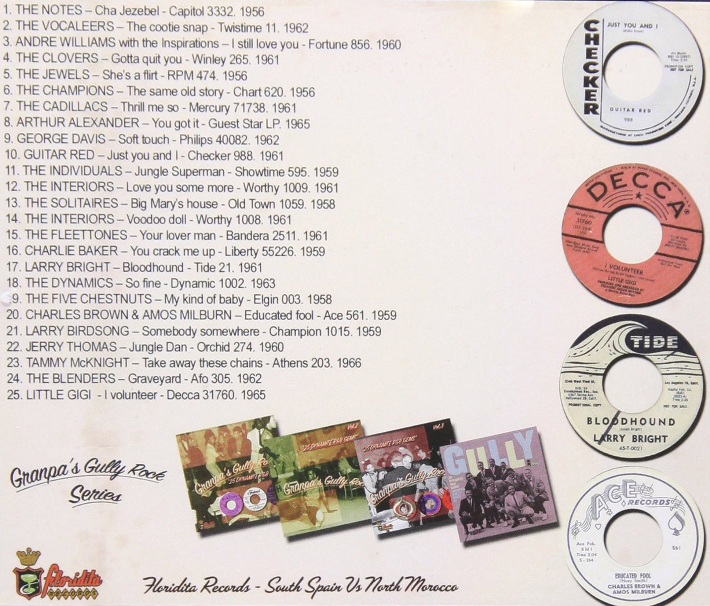 CD - VA - Granpa's Gully Rock Vol. 5 - 25 Dynamite R&B Gems