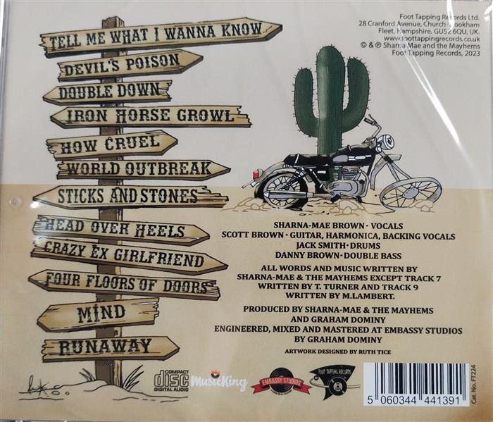 CD – Sharna Mae And The Mayhems – World Outbreak