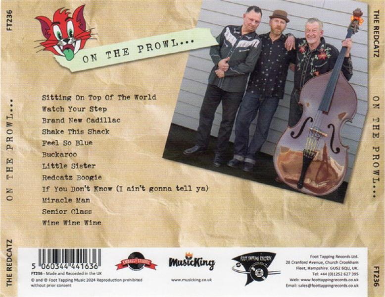 CD – Redcatz - On The Prowl
