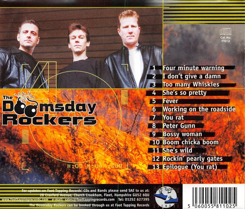 CD - Doomsday Rockers - 4 Minute Warning