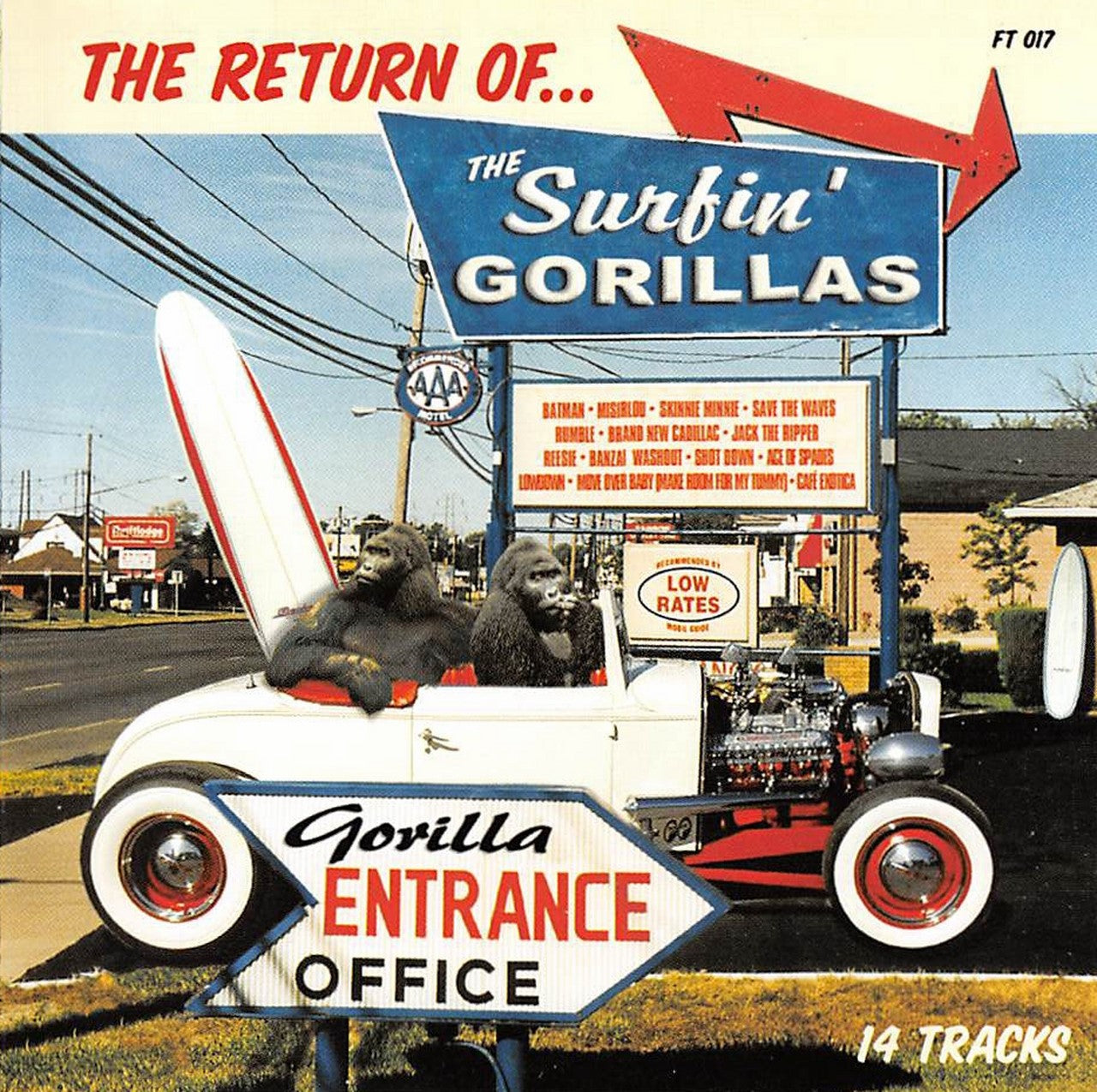 CD - Surfin' Gorillas - The Return Of