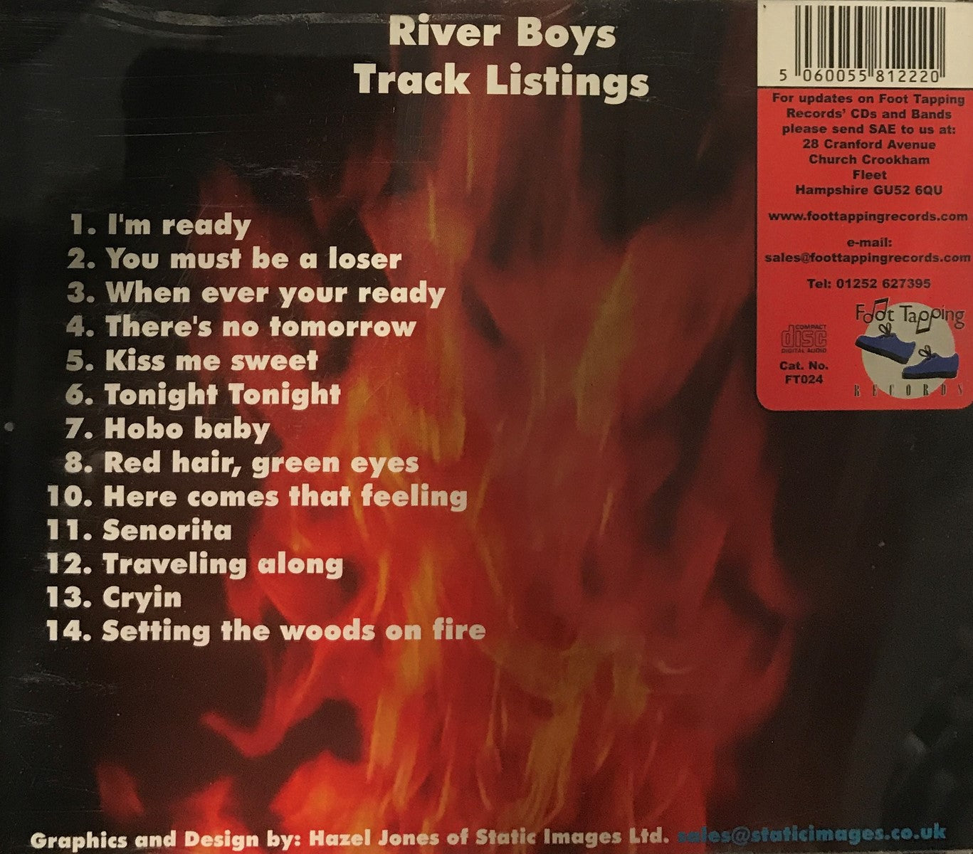 CD - River Boys - Setting The Woods On Fire