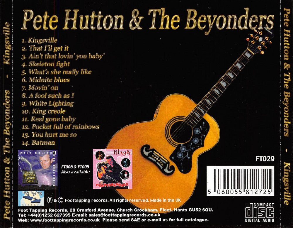 CD - Pete Hutton & The Beyonders - Kingsville