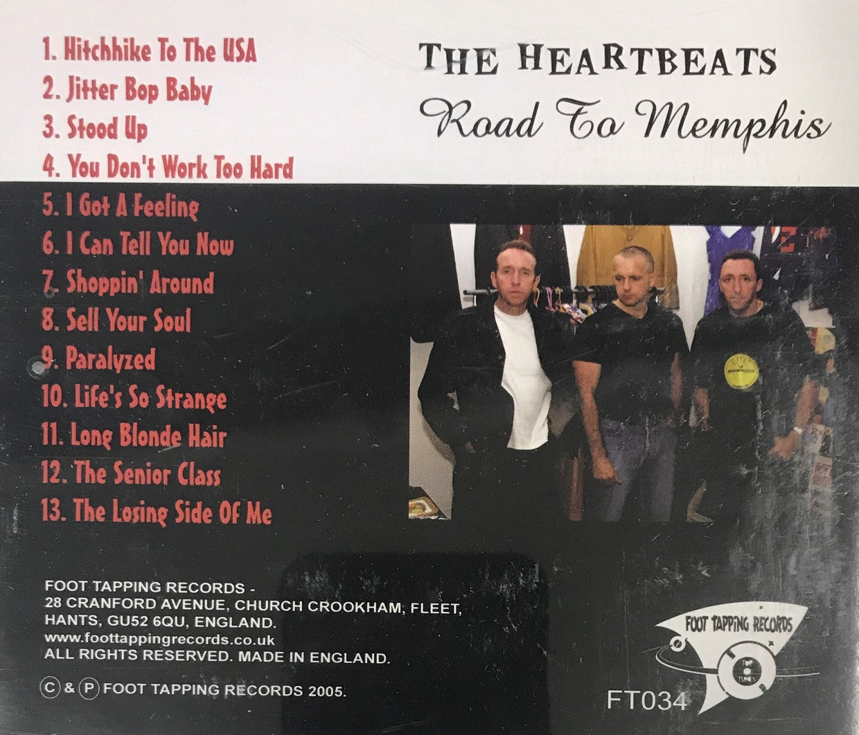 CD - Heartbeats - Road To Memphis