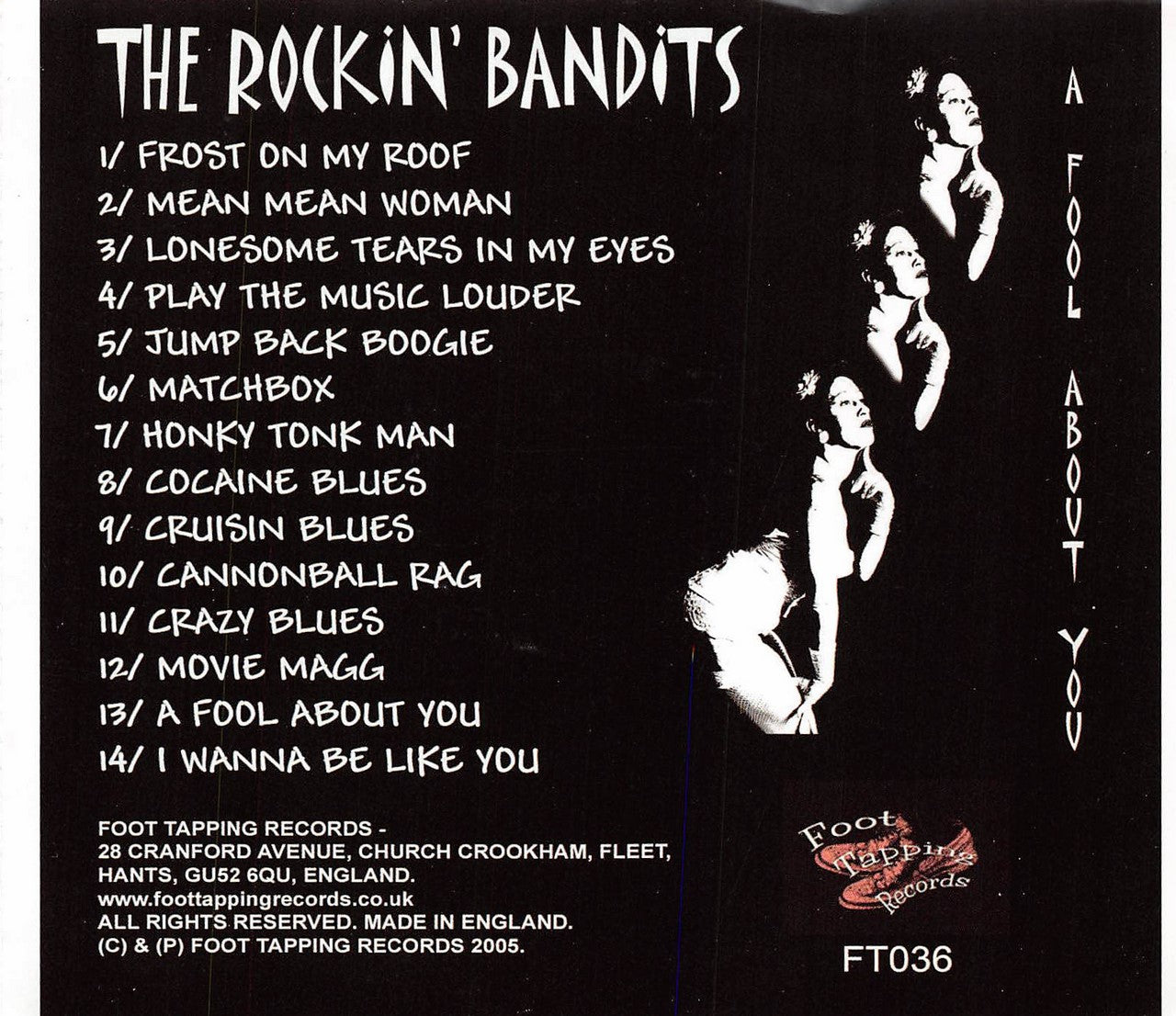 CD - Rockin' Bandits - A Fool About You