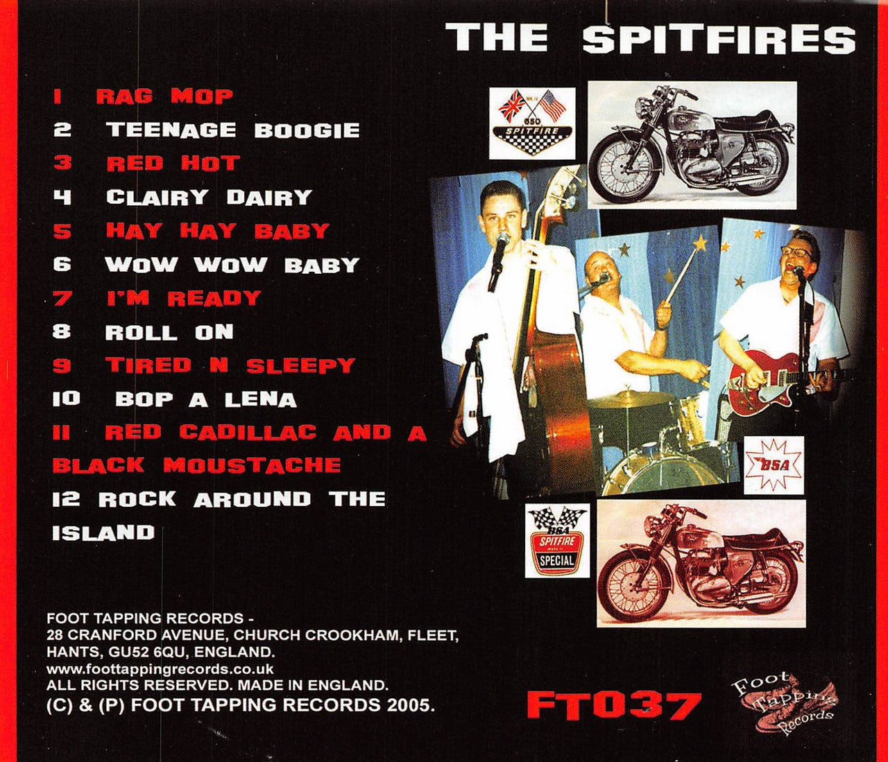 CD - Spitfires - Self Titled