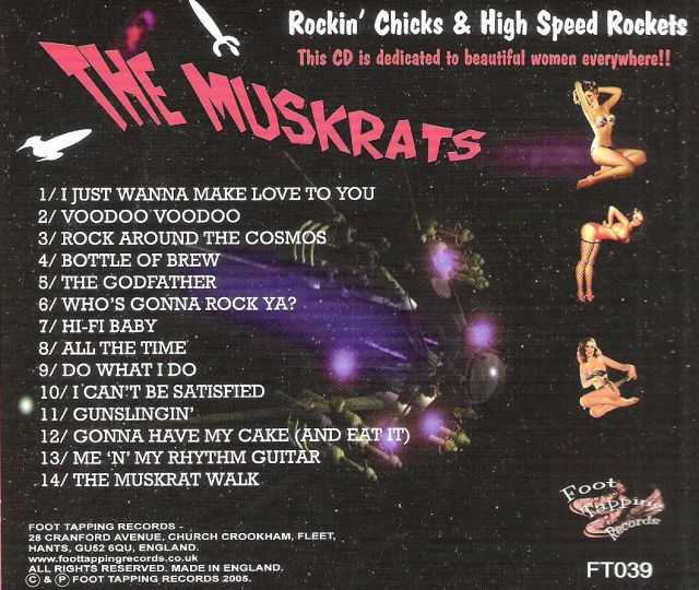 CD - Muskrats - Rockin Chicks & High Speed Rockets