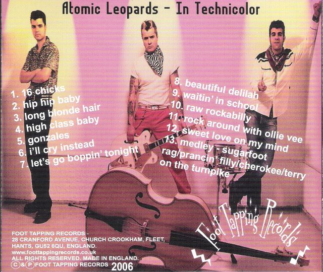 CD - Atomic Leopards - In Technicolor