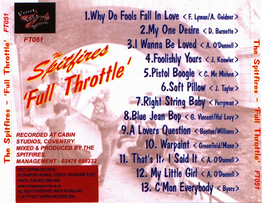 CD - Spitfires - Full Throttle