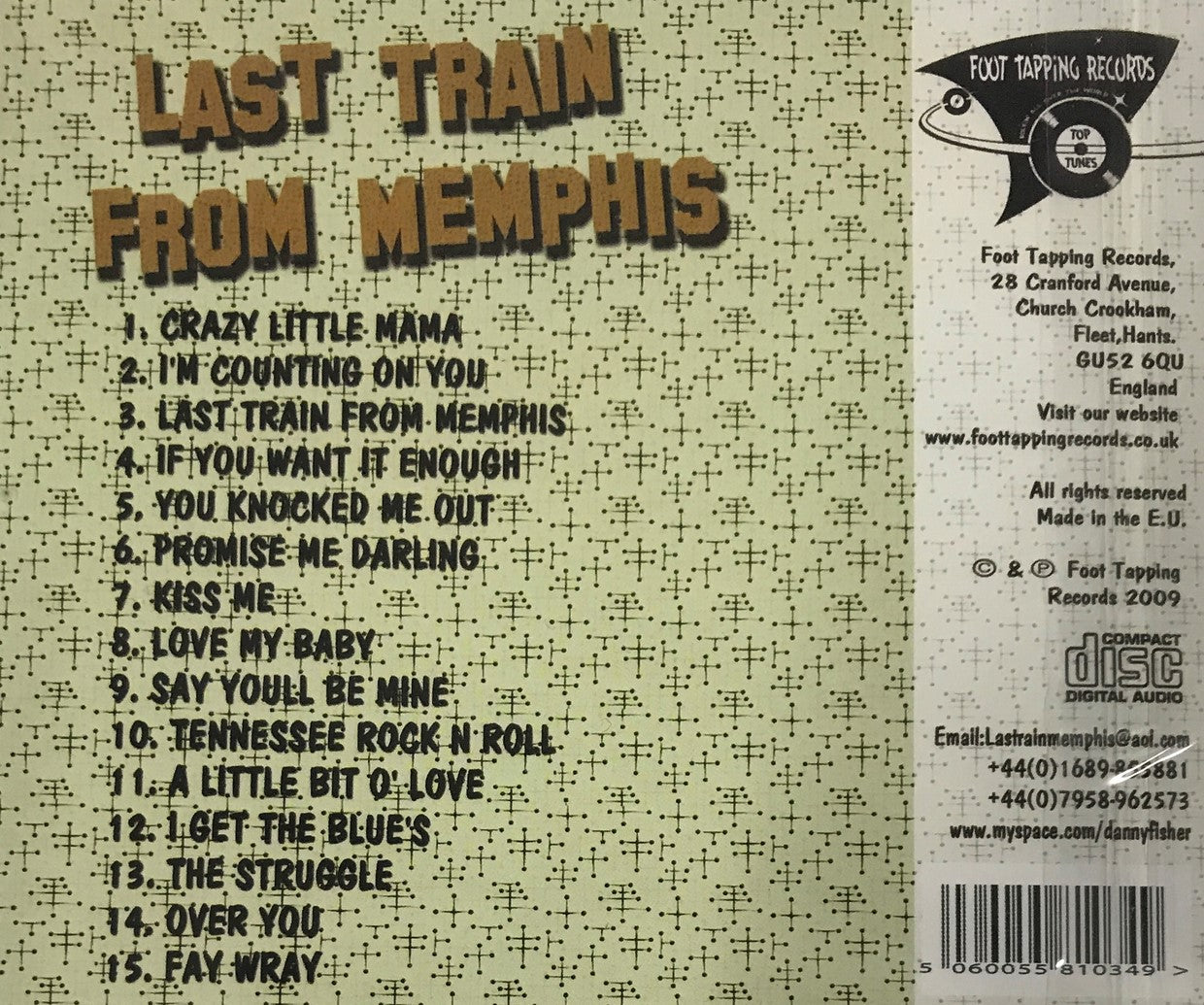 CD - Last Train From Memphis - Last Train From Memphis