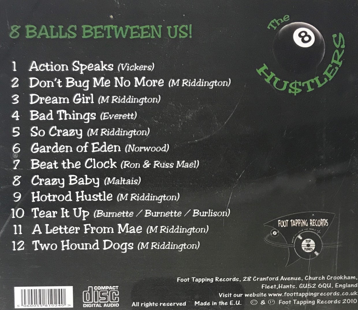 CD - Hustlers - 8 Balls Between Us