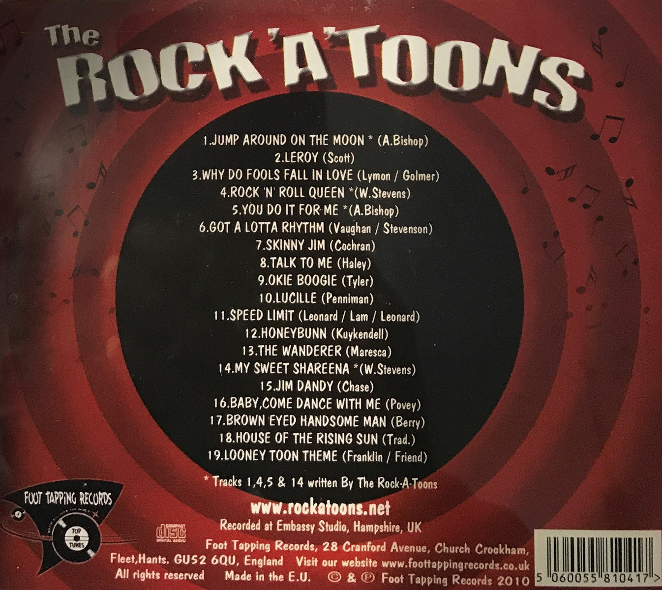 CD - Rock'A'Toons - Introducing The Rock 'A' Toons