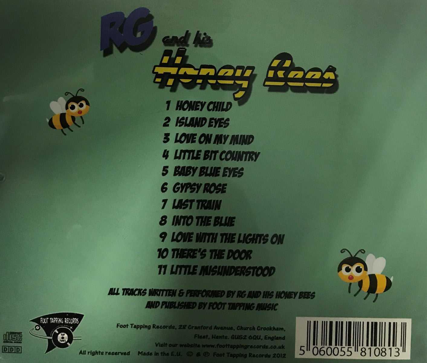 CD - RG & The Honey Bees - Into The Blue